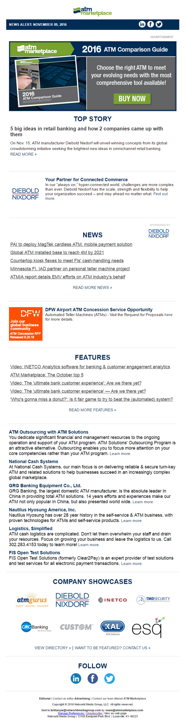 companies newsletter ideas