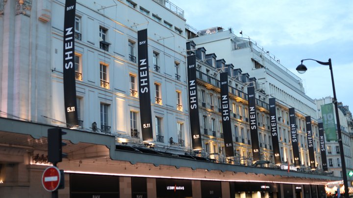 Shein opens brick-and-mortar store in Paris