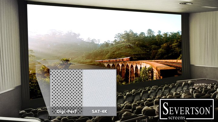 Severtson Screens最新の映画画面、業界イベントでのコーティングのデビュー