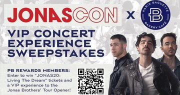 Paris Baguette giving rewards members chance to see Jonas Brothers in concert