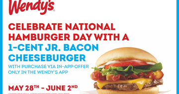Wendy’s doling out 1 cent junior burger to app users