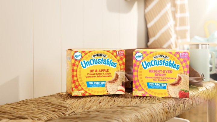 Uncrustables launches higher protein PB&J sandwiches with 12 grams of ...