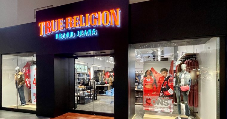 outside view of a True Religion store