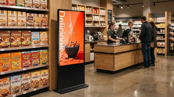 Digital signage display in 2026: What matters before you buy