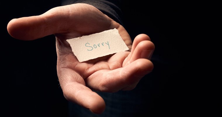 When was the last time you heard those words “I blew it, I’m sorry and I apologize?”