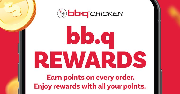 image of bb.q Chicken mobile app rewards