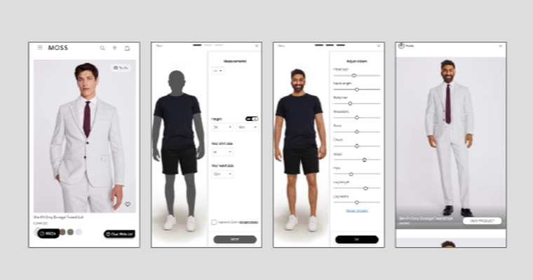 UK men’s retailer piloting virtual try-on tech