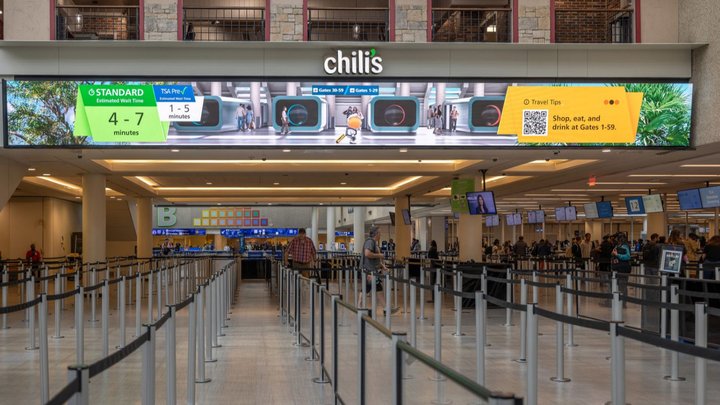 Orlando Airport’s animated astronaut making security lines efficient and fun