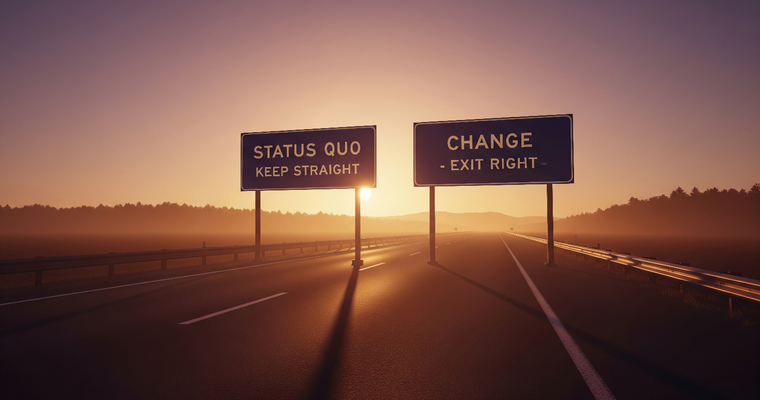 Three ways to break the status quo