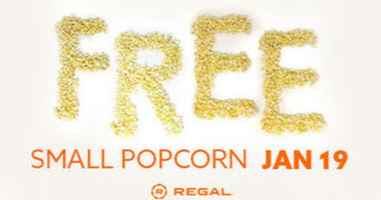 image about free popcorn offer