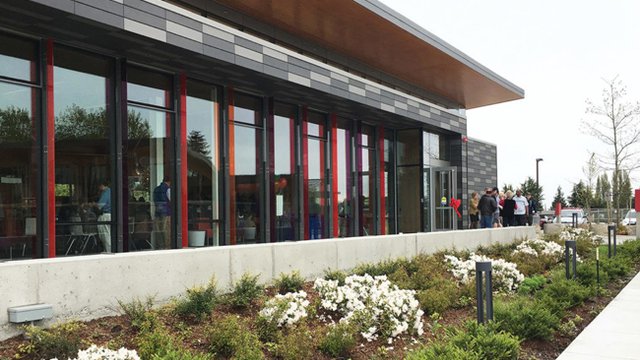 Washington library topped with carbon-negative green roof
