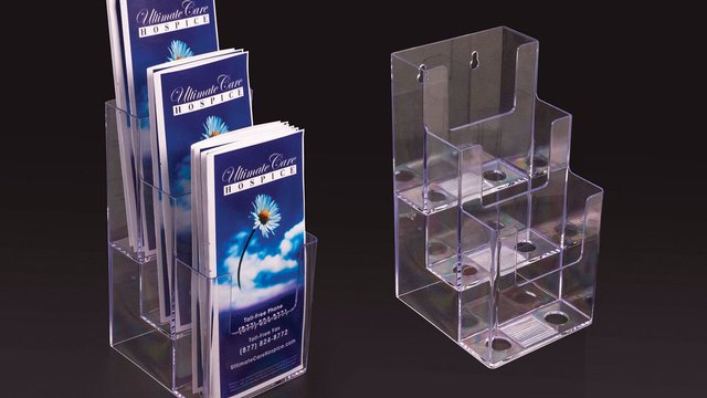 Display Three Tiers of Literature in a Small Footprint with New Excelsior® Holder