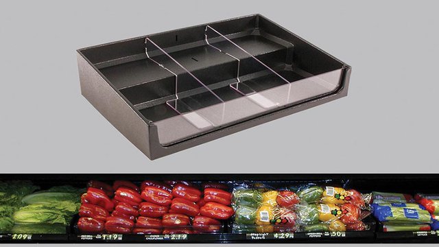 Maximize Fresh Product Presentation with Divided Step Organizer