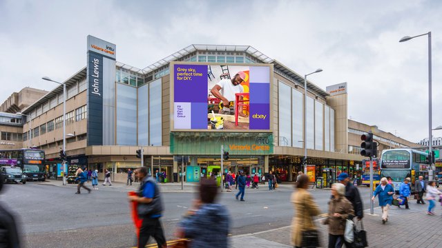 EBay runs DOOH campaign for spring shoppers