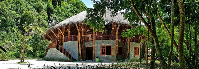 Bamboo building withstands floods, storms in Vietnam