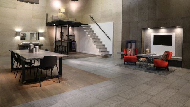 Concrete Floor Planks Dazzle with New Colors