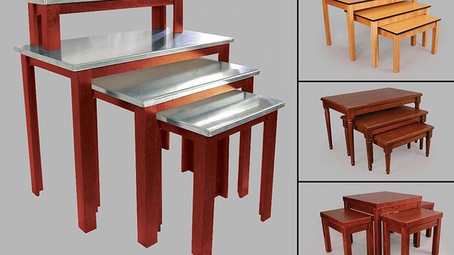 Add High End Appeal To Displays With New Wood Nesting Tables Add High End Appeal To Displays With New Wood Nesting Tables
