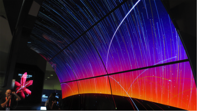OLED for brand building and customer engagement