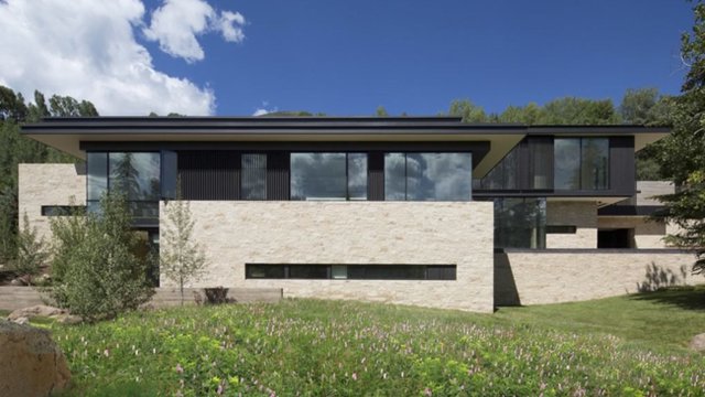 Solar-powered mountain home sustainable prototype for Aspen development