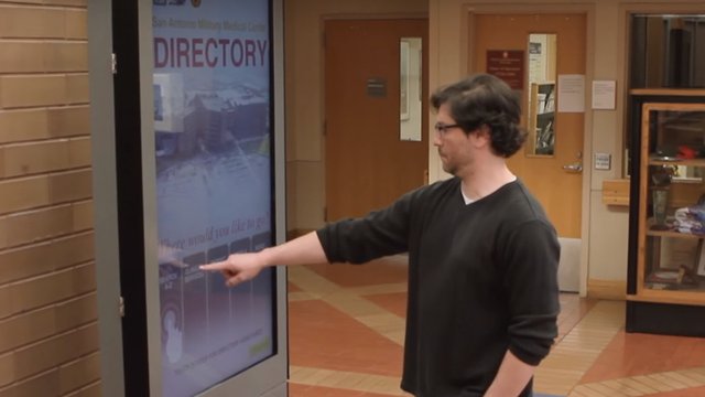 Brooke Army Medical Center deploys touchscreen directory kiosk