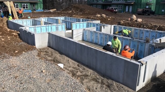 Precast concrete foundations start off affordable housing project