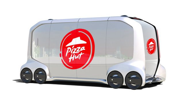 Pizza Hut teams with Toyota on self-driving food truck