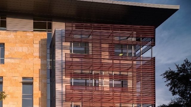 Austin Central Library embodies distinctive design with perforated anodized aluminum