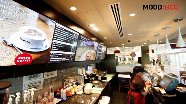 BrightSign, Mood Media deliver 1st Costa Coffee digital menu boards