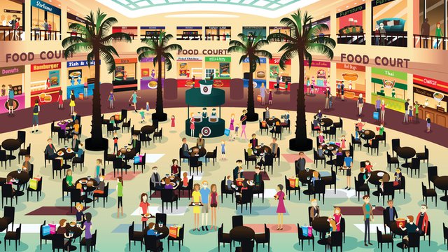 Food court digital signage delivers upsell