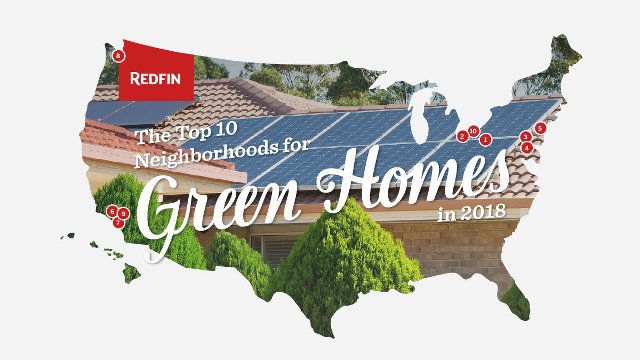 Does your neighborhood rank in the top 10 list for green homes?