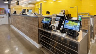 Which Wich franchisee upgrades with digital signage, kiosks