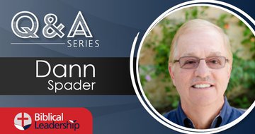 BiblicalLeadership.com writer profile: Dann Spader