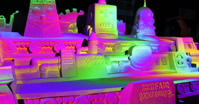 Epson helps create robot sand sculpture at South Florida Fair - Vimarsana News