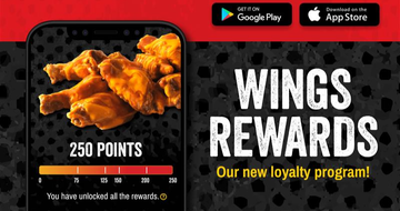 Wings Etc. launches loyalty app