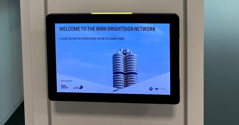 BMW goes dynamic with BrightSign for internal communications - Vimarsana News