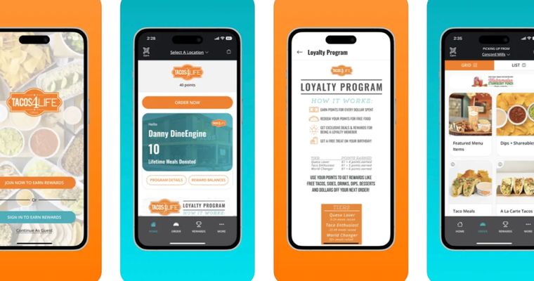 Tacos 4 Life unveils loyalty app