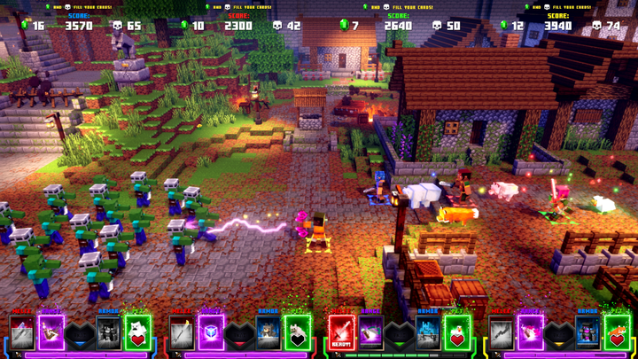 やわらかあたま塾 & Minecraft Dungeons Minecraft Dungeons Arcade 2 Player – Player One Amusement Group