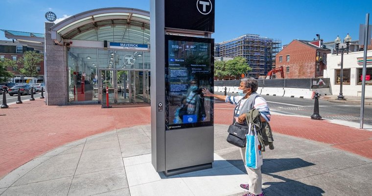Massachusetts transit authority teams with Intersection on interactive kiosks