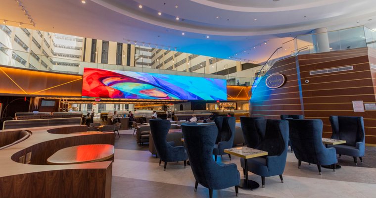Marriott Marquis reveals digital signage makeover - Vimarsana News