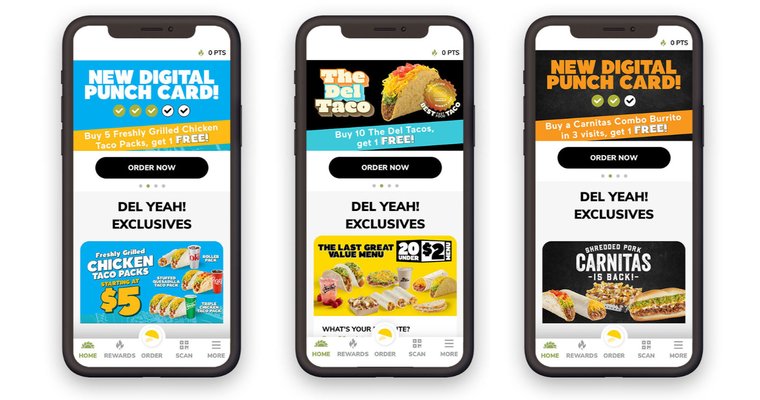 Del Taco lowers reward point requirements