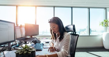 The key to being efficient on the job