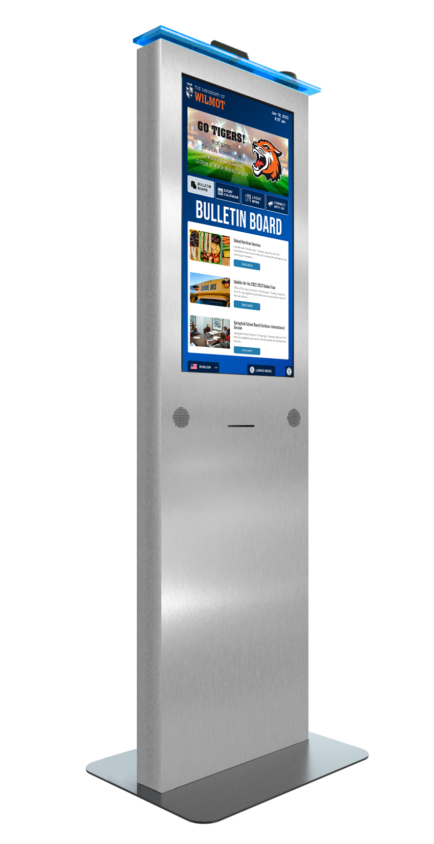 School Spirit Interactive Kiosk Advanced Kiosks Kiosk Marketplace