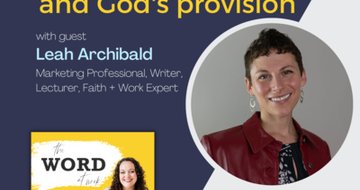 14. Money, our relationship with it, and God's provision (Guest: Leah Archibald)