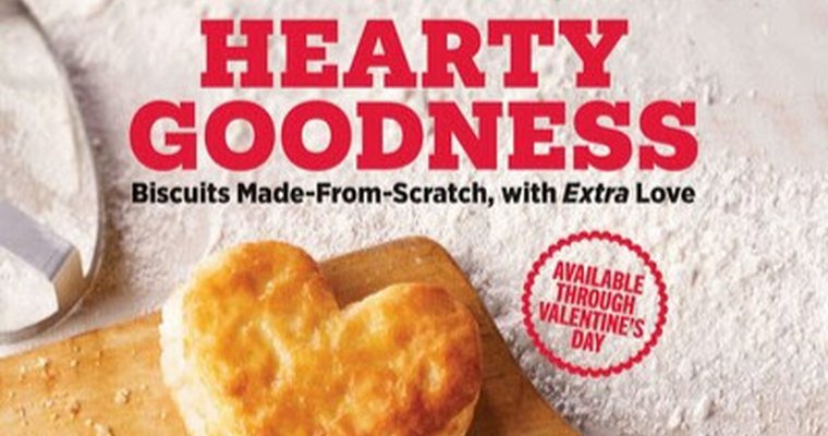 Hardee’s celebrates Valentine’s Day with BOGO biscuit offer