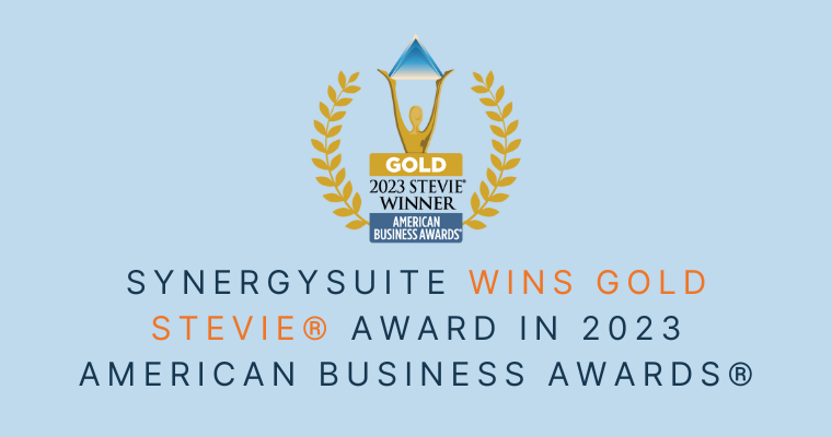 SynergySuite Wins Gold Stevie® Award for 2023 Company of the Year | QSR Web