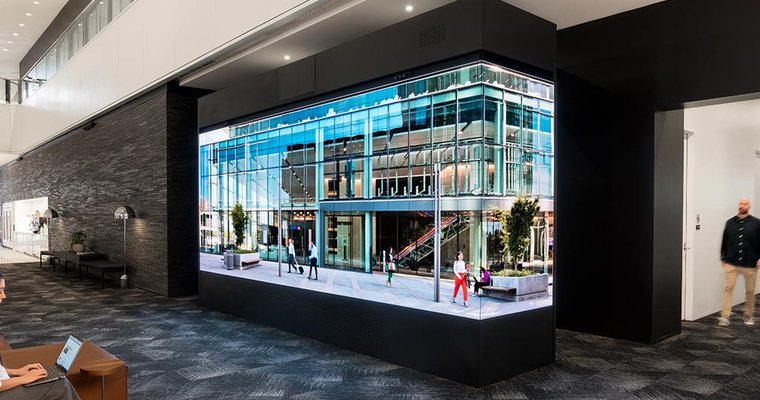 Gensler Houston lobby unveils LED centerpiece - Vimarsana News