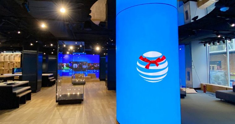 New AT&T Discovery District Features 12,000ft of LED Video Technology ...