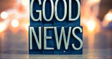 The year of good news