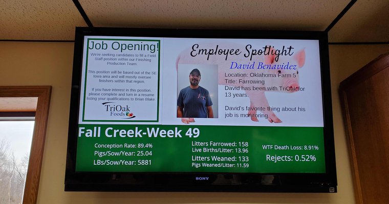 Carousel Digital Signage delivers digital signage to TriOak Foods - Vimarsana News