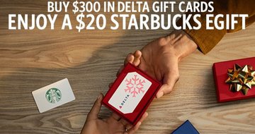 Delta, Starbucks team on gift card discount